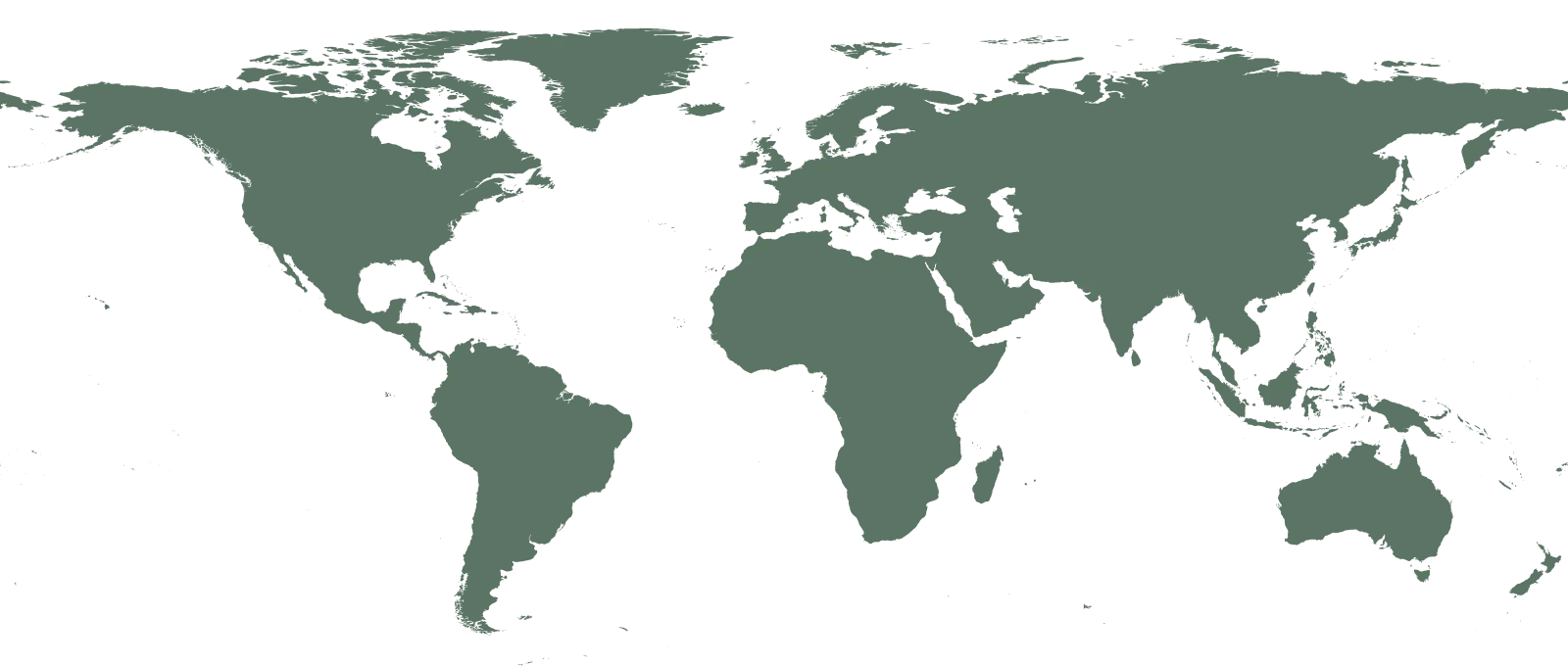 World map displaying ValuEarth Conservation focus regions in India and Zambia