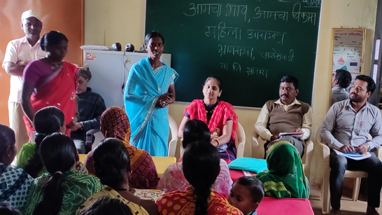 Self-Help Groups (SHGs) at Upcoming Model Village Chalkewadi receive loans from UMED-MSRLM