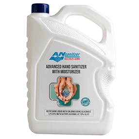 ANSANITIZER 5L - LIQUID, ADVANCED HAND SANITIZER WITH MOISTURIZER