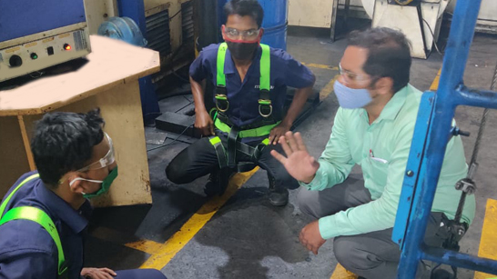 Vertical & Horizontal Lifeline Training at Dana Anand India, Satara Plant