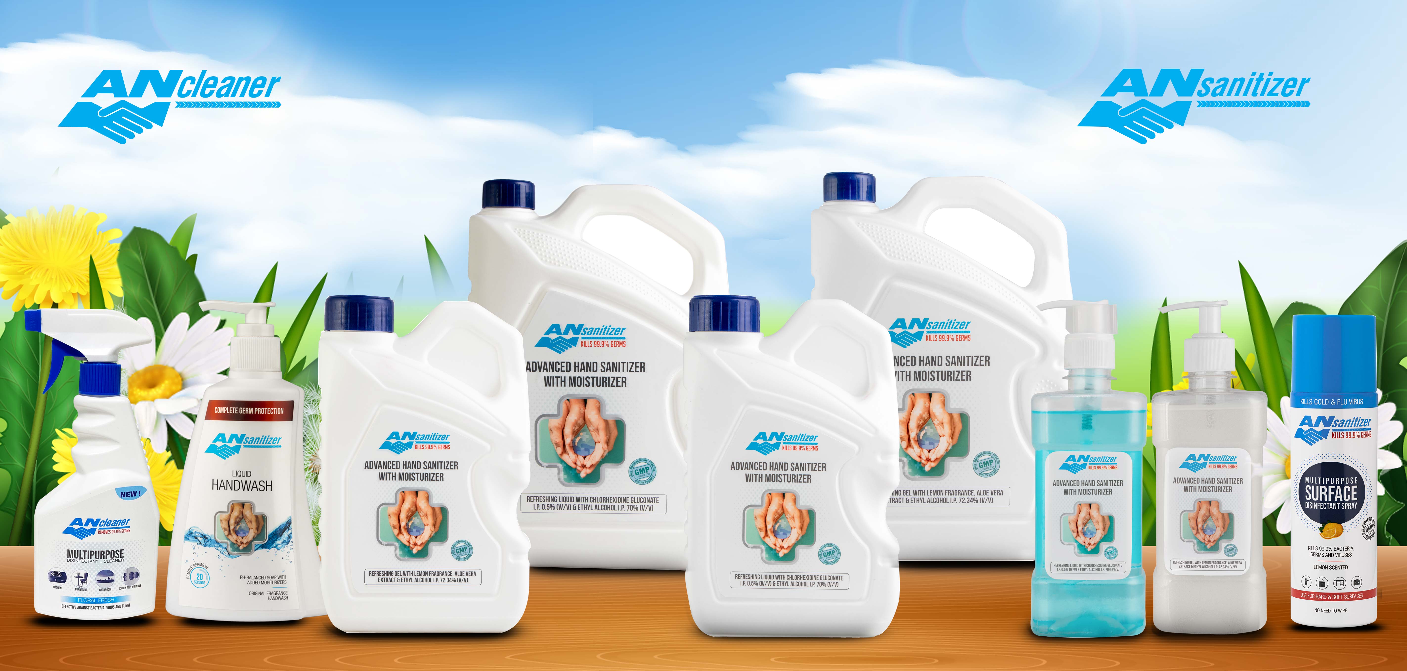 ANSANITIZER, ADVANCED HAND SANITIZER WITH MOISTURIZER