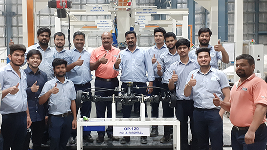 Dana Anand India’s Dharuhera location produces its first batch of real axles
