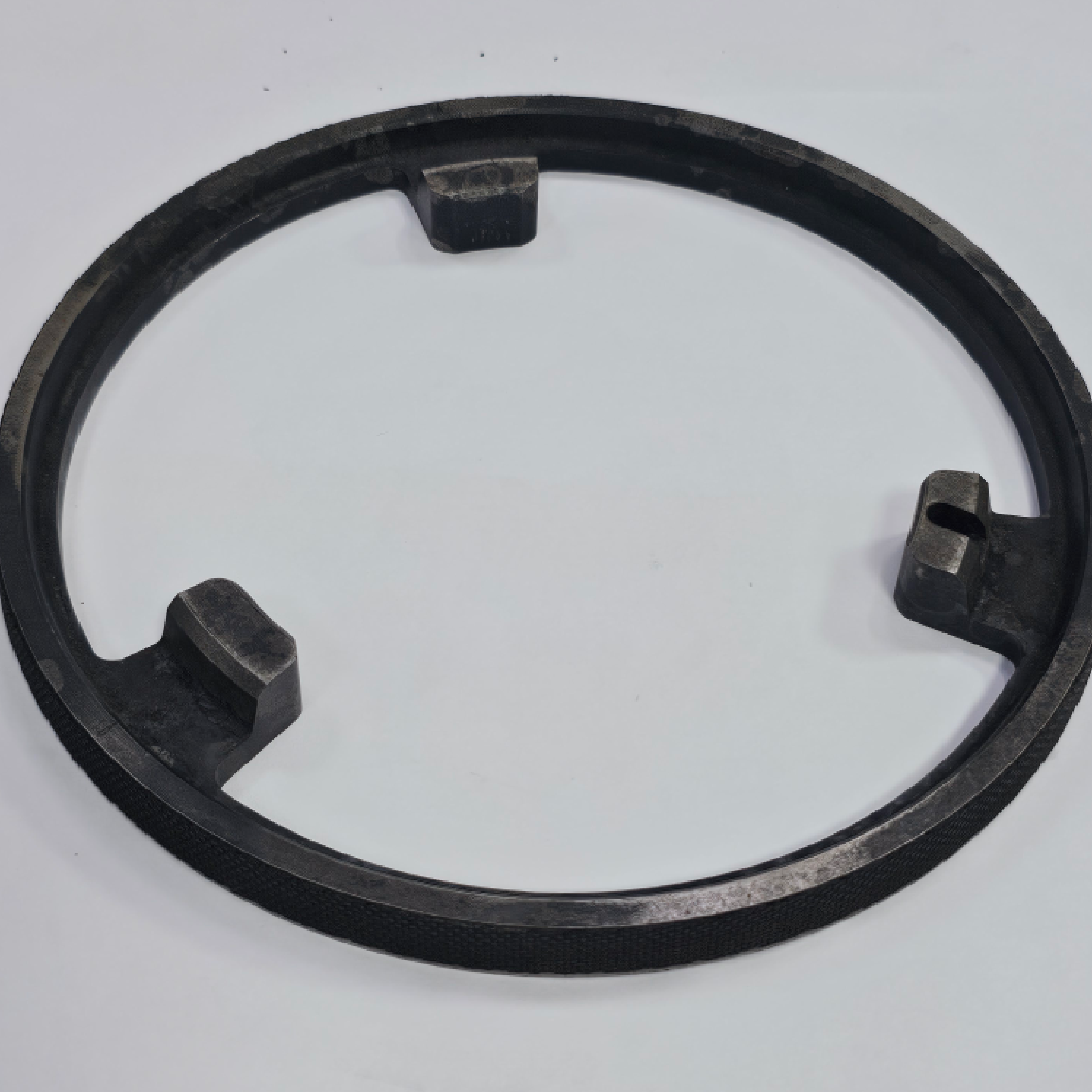 Steel Single Cone Ring with CarbonImage
